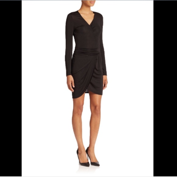 NWT $245 THE KOOPLES SPORT BLACK SHINY MELANGE JERSEY SHEATH DRESS 3 - Picture 2 of 6